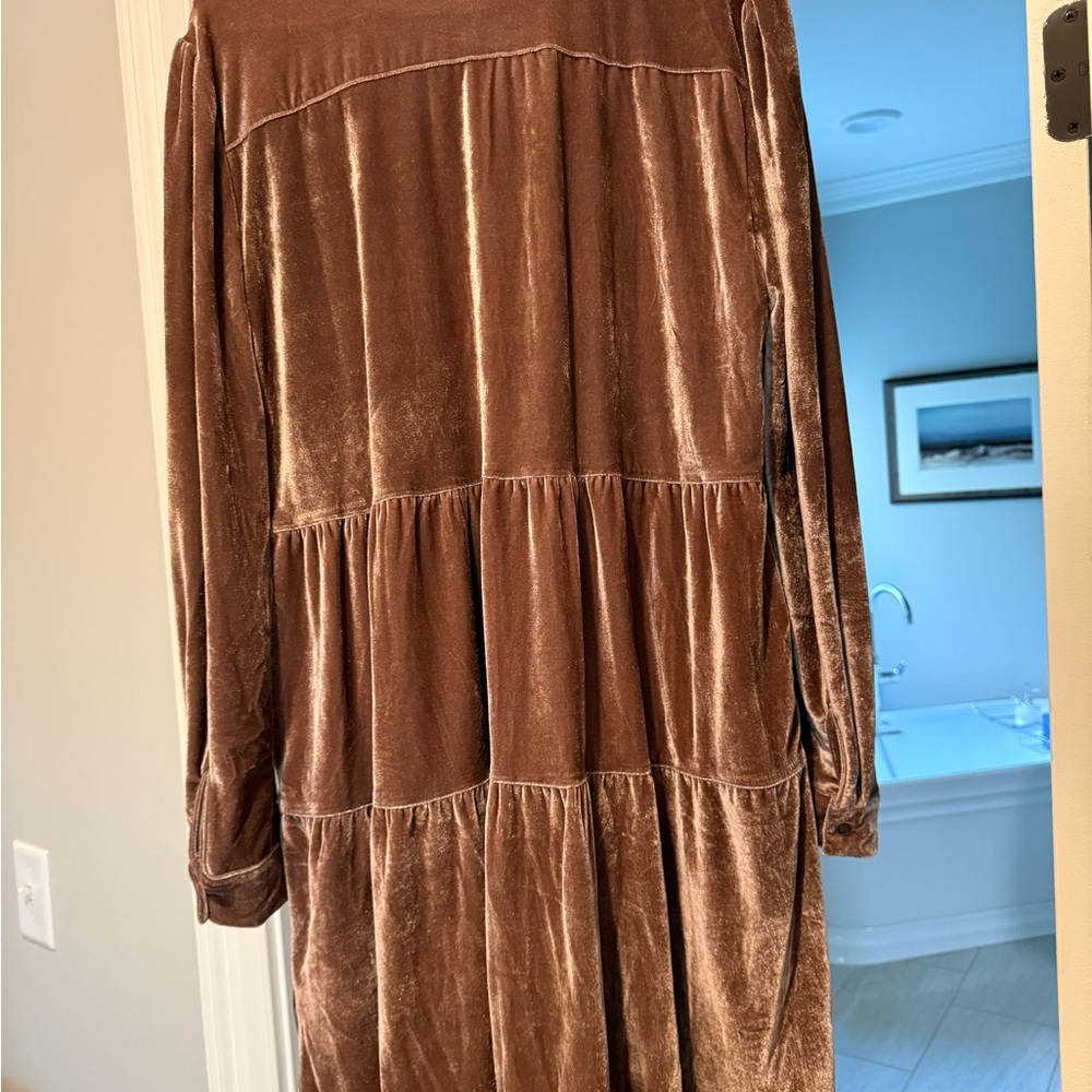 Velvet Mauve Women's Dress - Picture 2 of 4